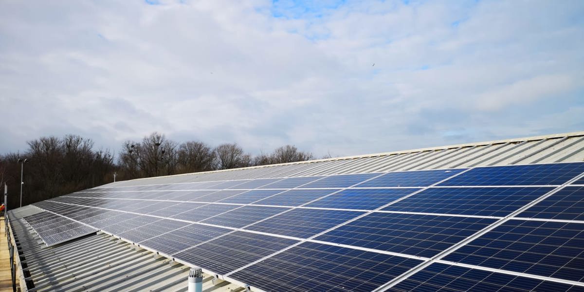 Solar Panels at our Depot