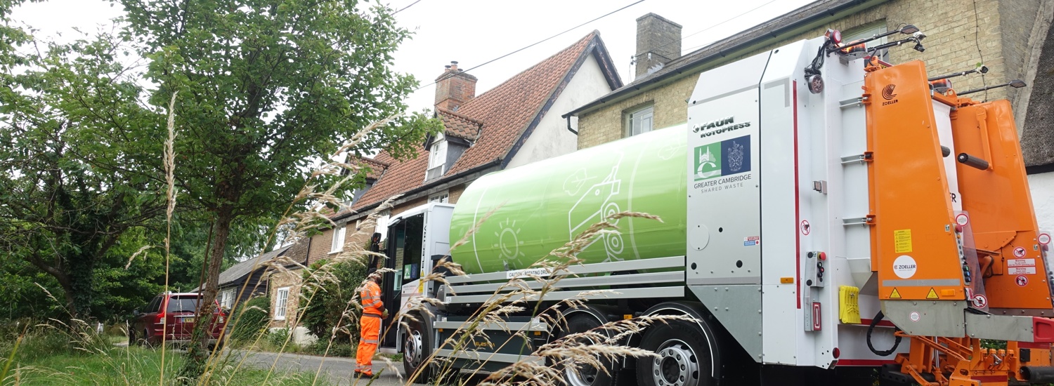 Electric bin lorry